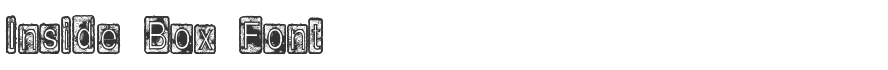 Inside Box Font