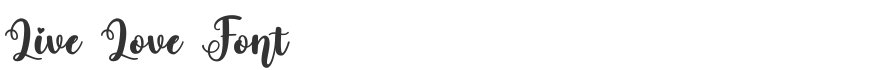 Live Love Font