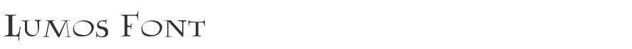 Lumos Font