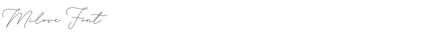 Milove Font