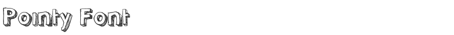 Pointy Font