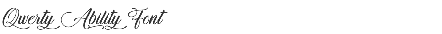 Qwerty Ability Font