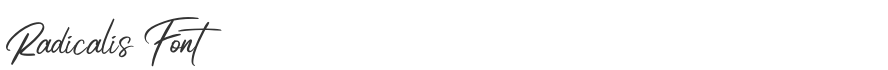 Radicalis Font