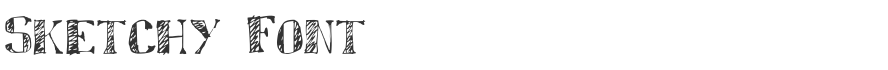 Sketchy Font