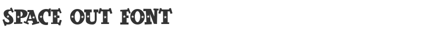 Space Out Font