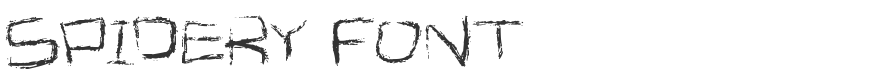 Spidery Font