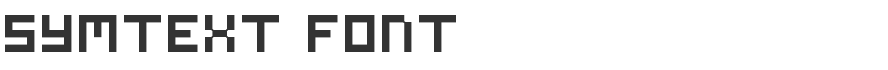 Symtext Font