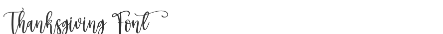 Thanksgiving Font
