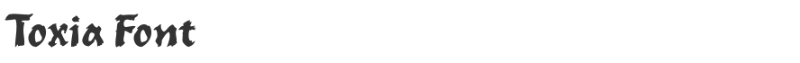 Toxia Font