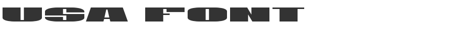 USA Font