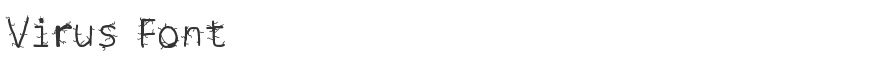 Virus Font