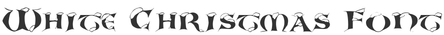 White Christmas Font