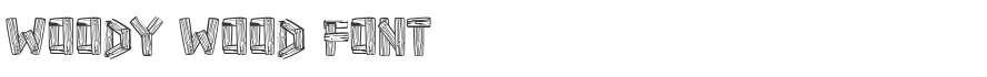 Woody Wood Font