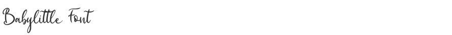 Babylittle Font