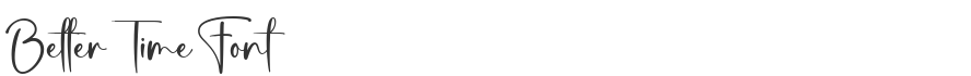 Better Time Font