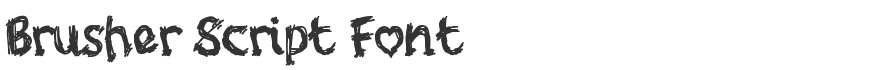 Brusher Script Font