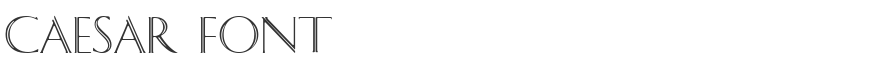 Caesar Font