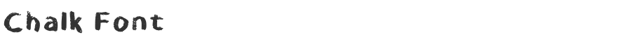 Chalk Font