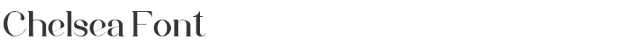 Chelsea Font