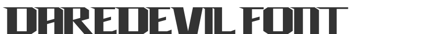 Daredevil Font