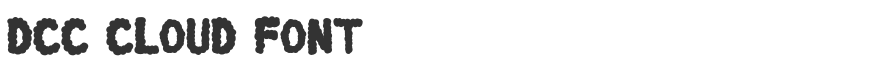 DCC Cloud Font