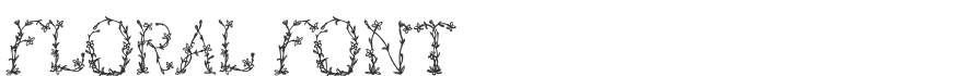 Floral Font