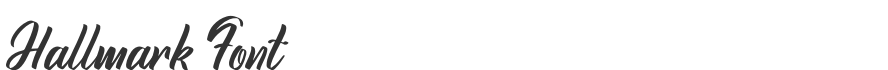 Hallmark Font