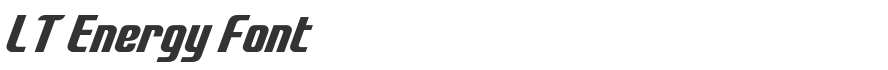 LT Energy Font