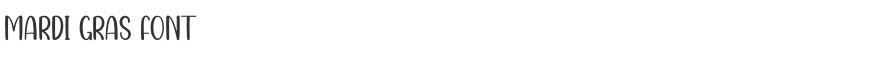 Mardi Gras Font