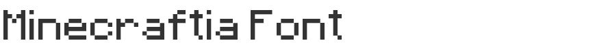 Minecraftia Font