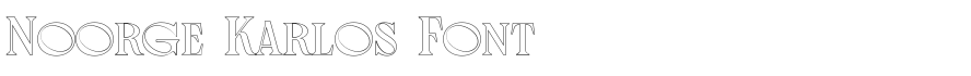 Noorge Karlos Font
