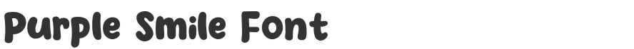 Purple Smile Font