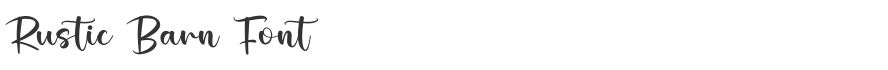 Rustic Barn Font