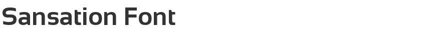 Sansation Font