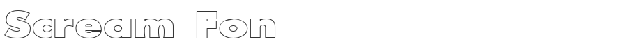 Scream Font