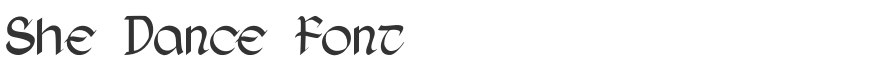 She Dance Font