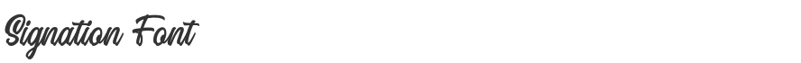Signation Font