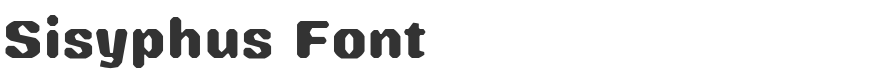 Sisyphus Font