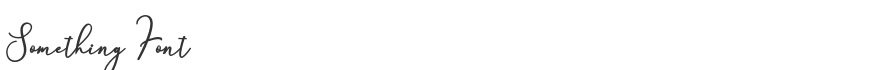Something Font