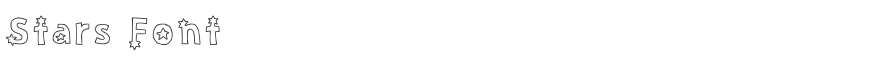 Stars Font