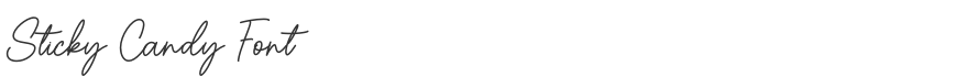 Sticky Candy Font