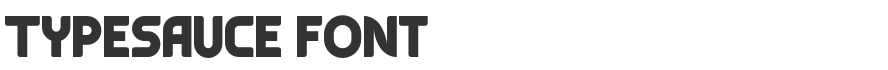 Typesauce Font