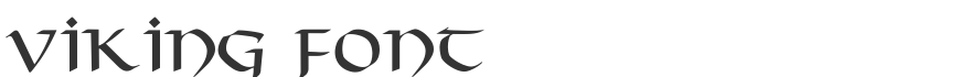 Viking Font