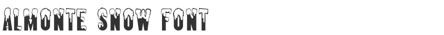 Almonte Snow Font