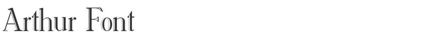 Arthur Font