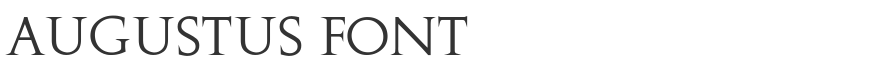 Augustus Font