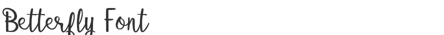 Betterfly Font