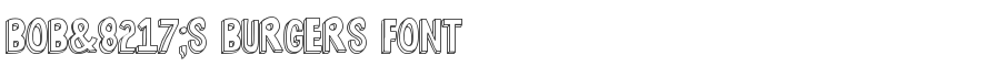 Bob’s Burgers Font
