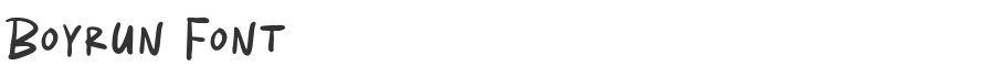 Boyrun Font