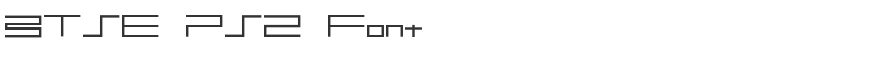 BTSE PS2 Font